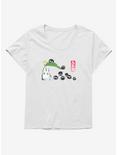 Studio Ghibli My Neighbor Totoro Soot Spirtes Follow Me Womens T-Shirt Plus Size, WHITE, hi-res
