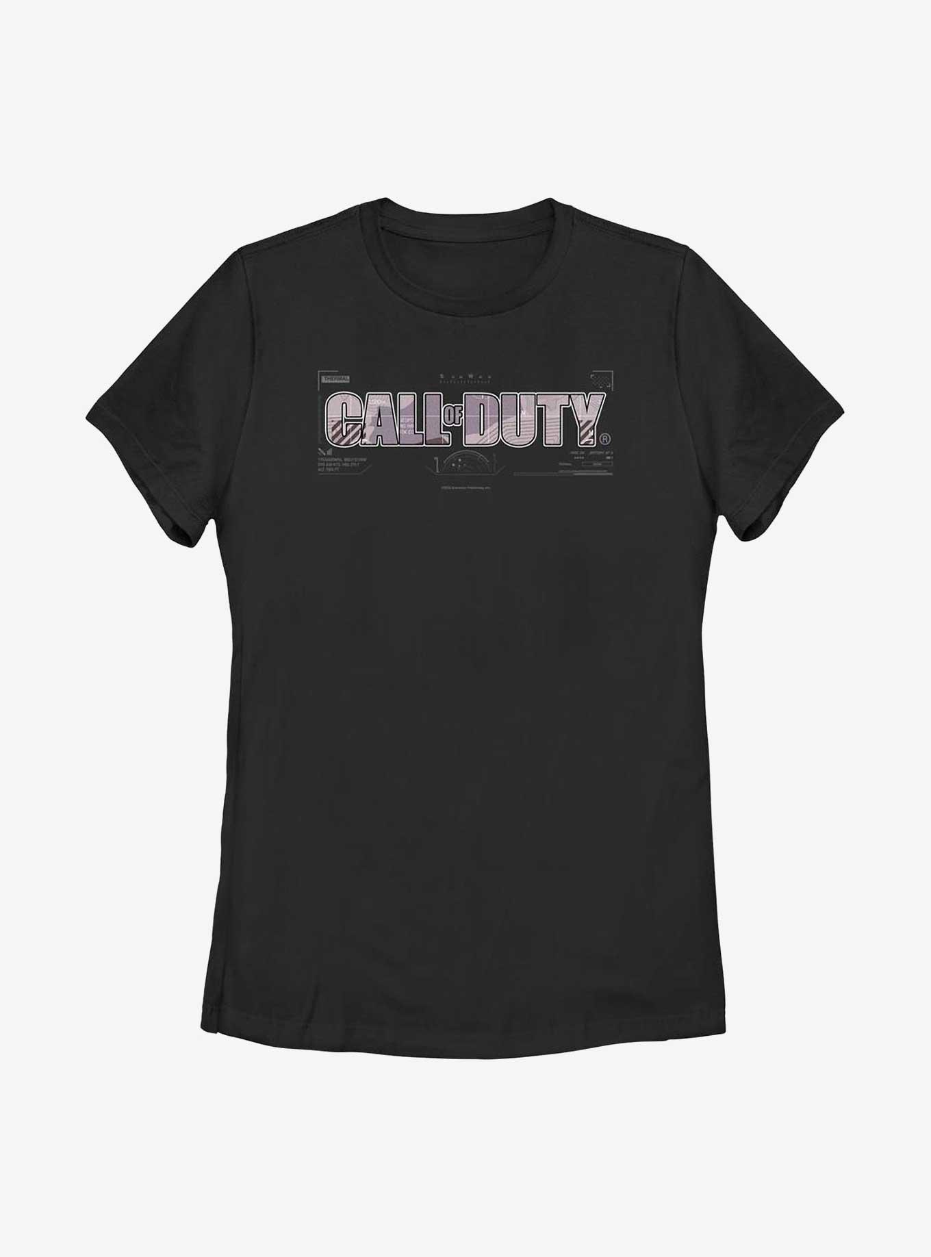 Call of Duty Desert Logo Womens T-Shirt, BLACK, hi-res