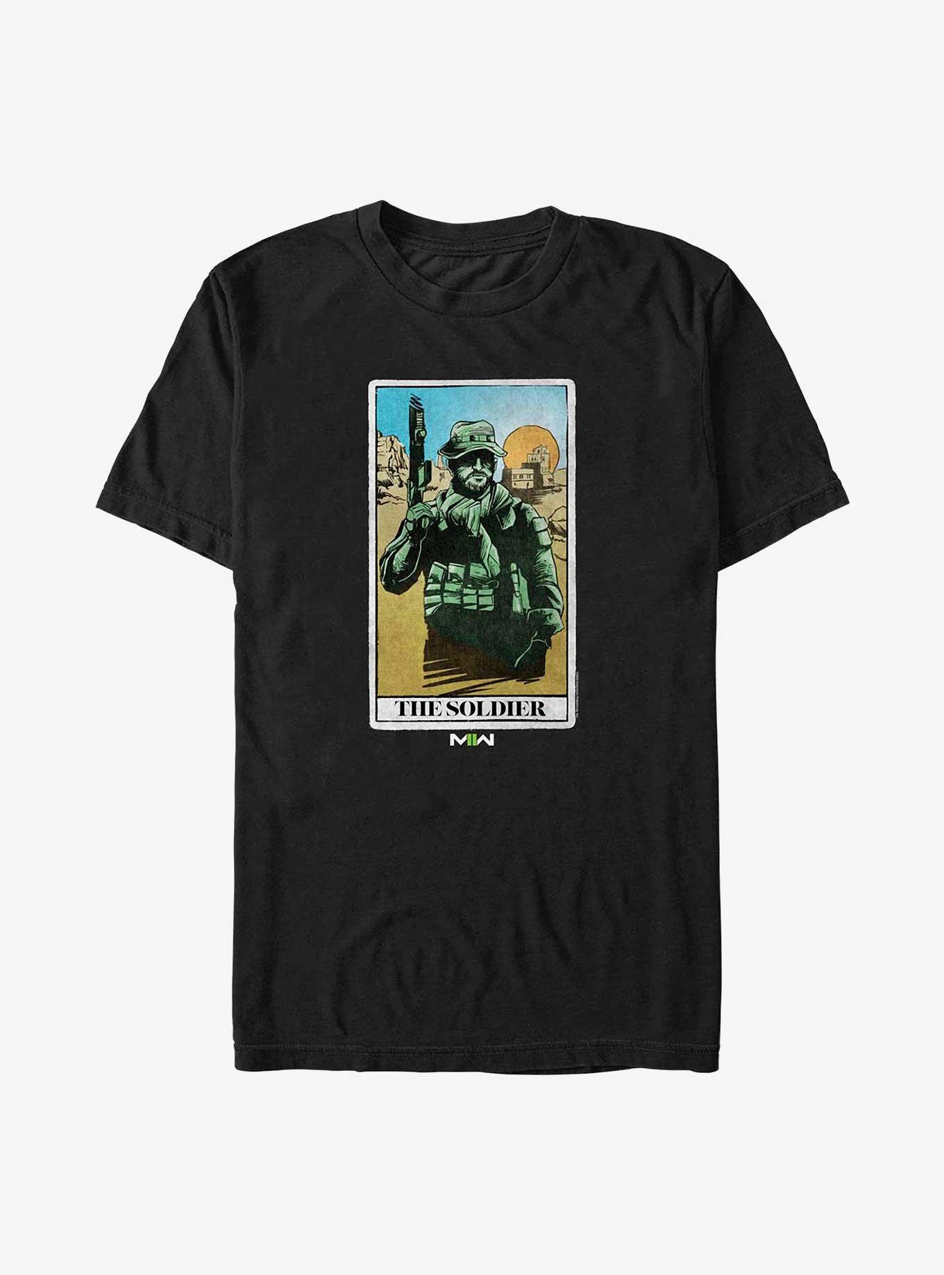 Call of Duty The Soldier Card T-Shirt, BLACK, hi-res