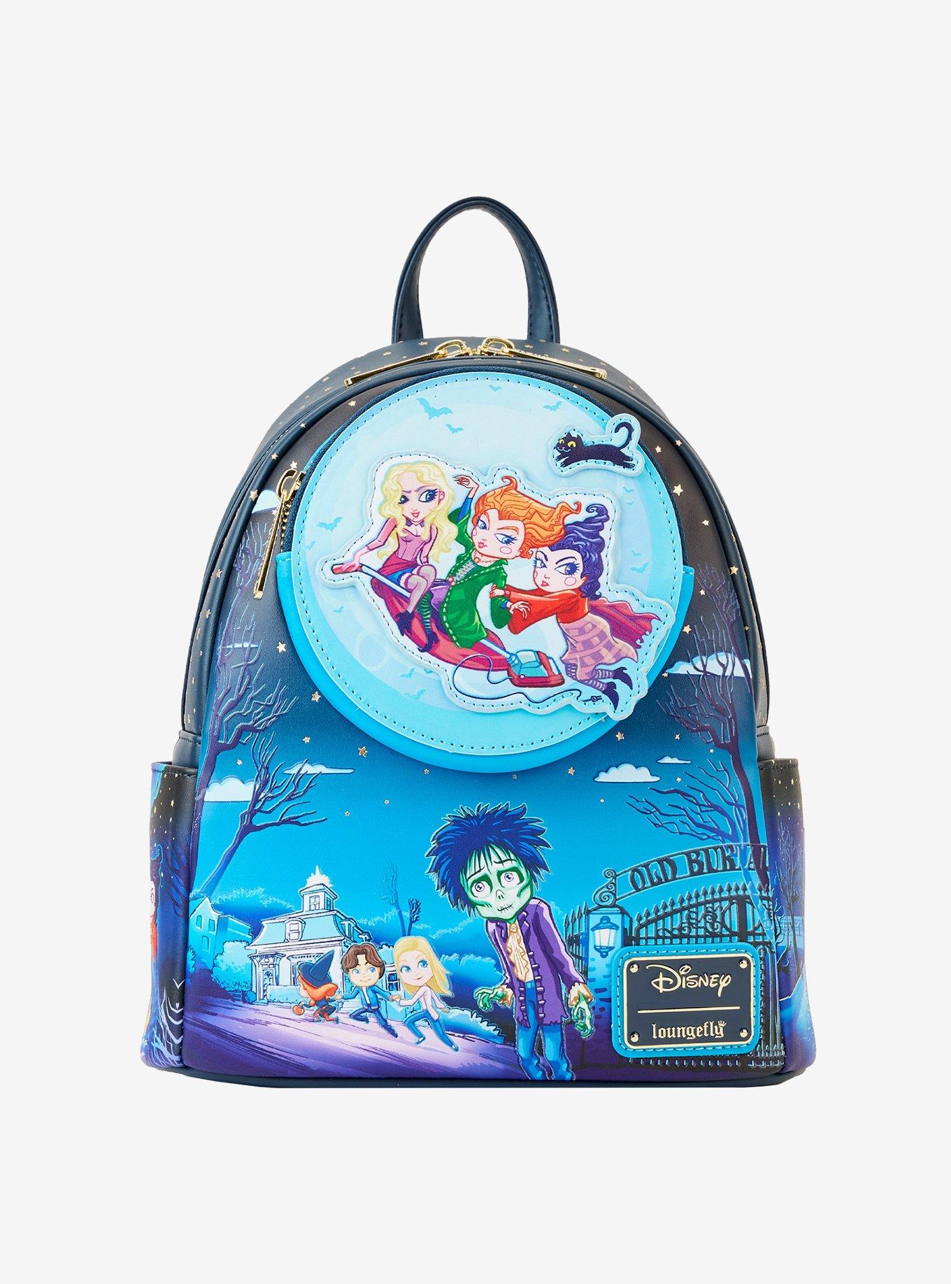 Loungefly Disney Hocus Pocus Graveyard Glow-In-The-Dark Mini Backpack, , hi-res