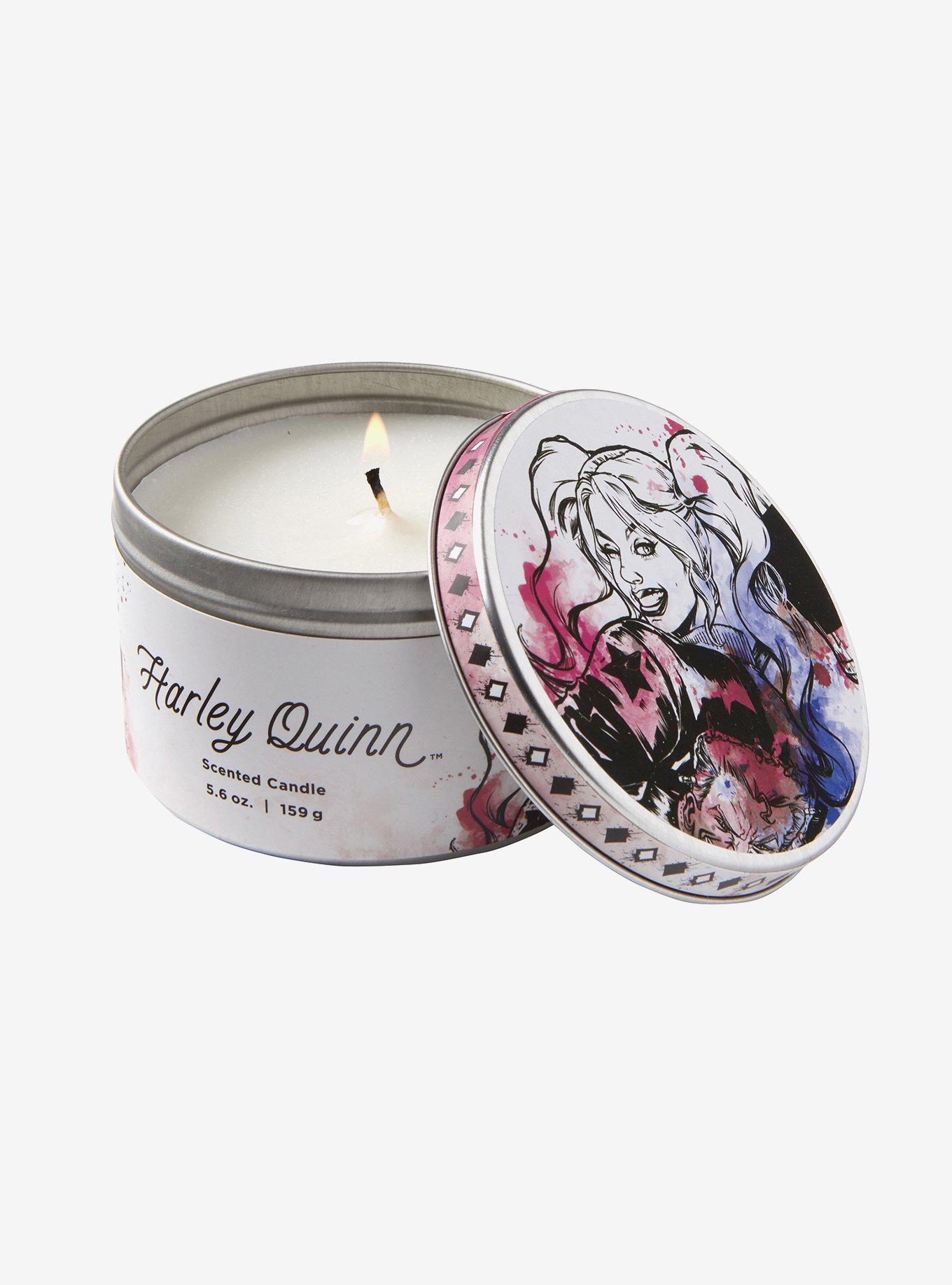 DC Comics Harley Quinn Vanilla Scented Candle Tin, , hi-res