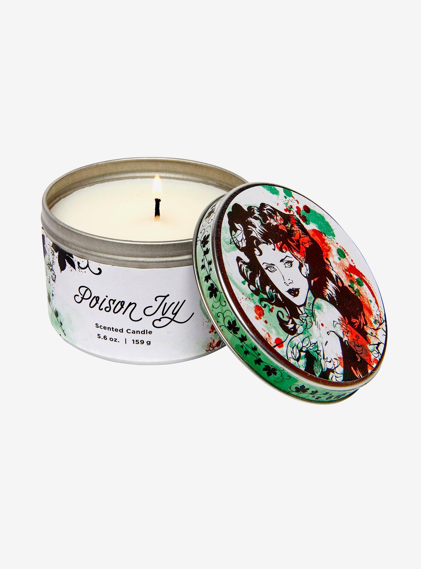 DC Comics Poison Ivy Coriander & Allspice Scented Candle Tin, , hi-res