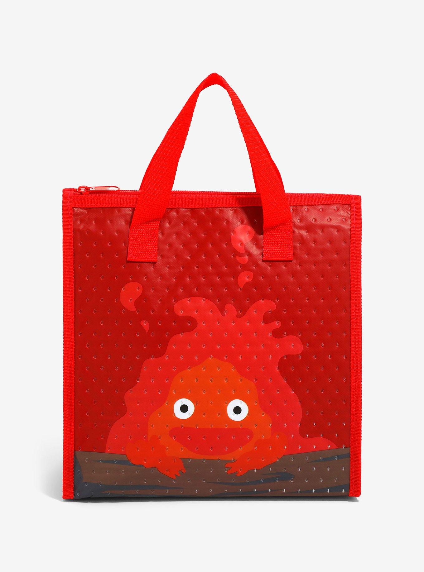 Studio Ghibli Howl's Moving Castle Calcifer Lunch Bag