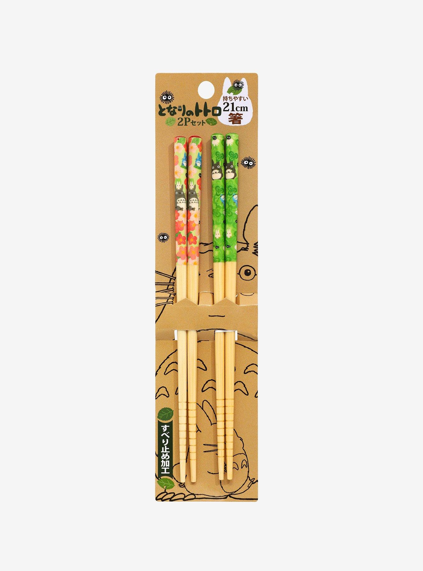 Studio Ghibli My Neighbor Totoro Green and Pink Chopsticks, , hi-res