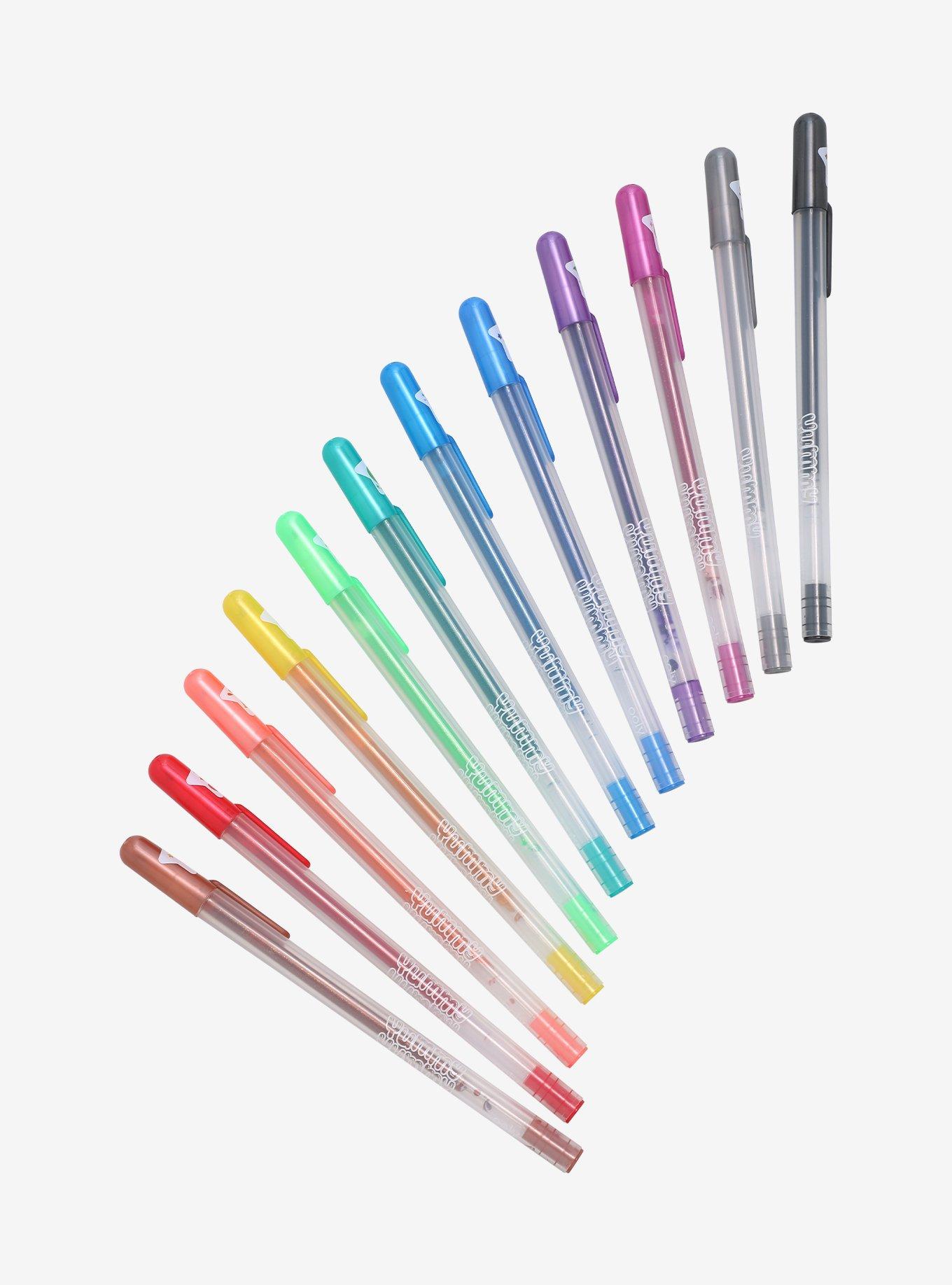 Yummy Yummy Rainbow Fruit Scented Glitter Pen Set, , hi-res