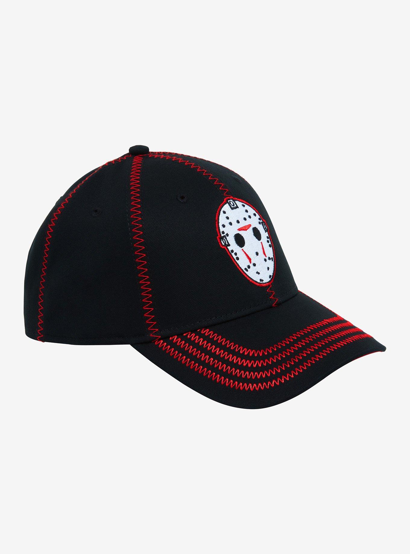 Friday The 13th Jason's Mask Snapback Hat, , hi-res
