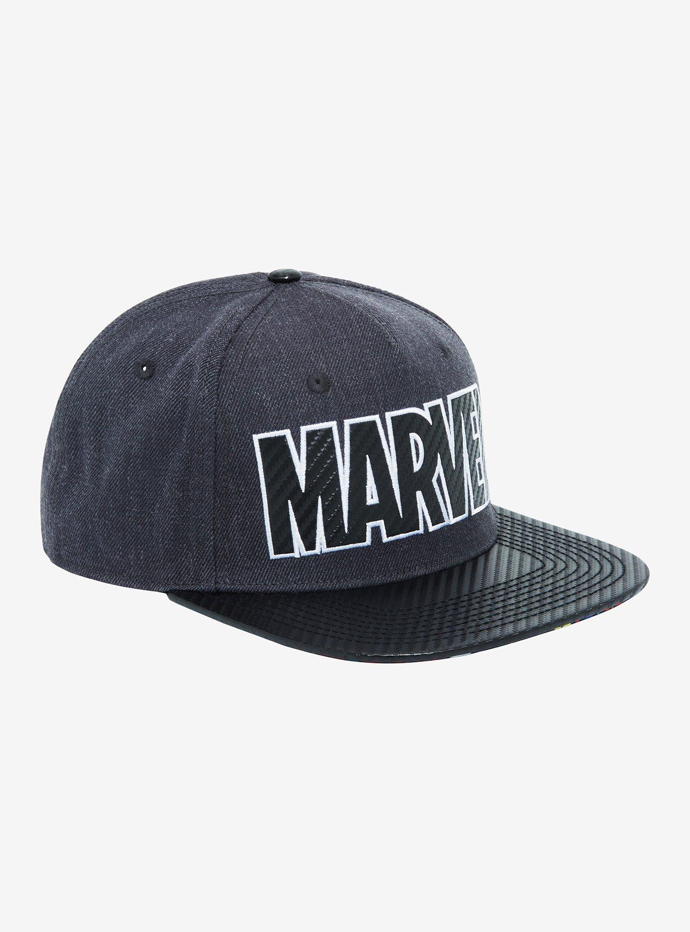 Marvel Logo Collage Snapback Hat, , hi-res