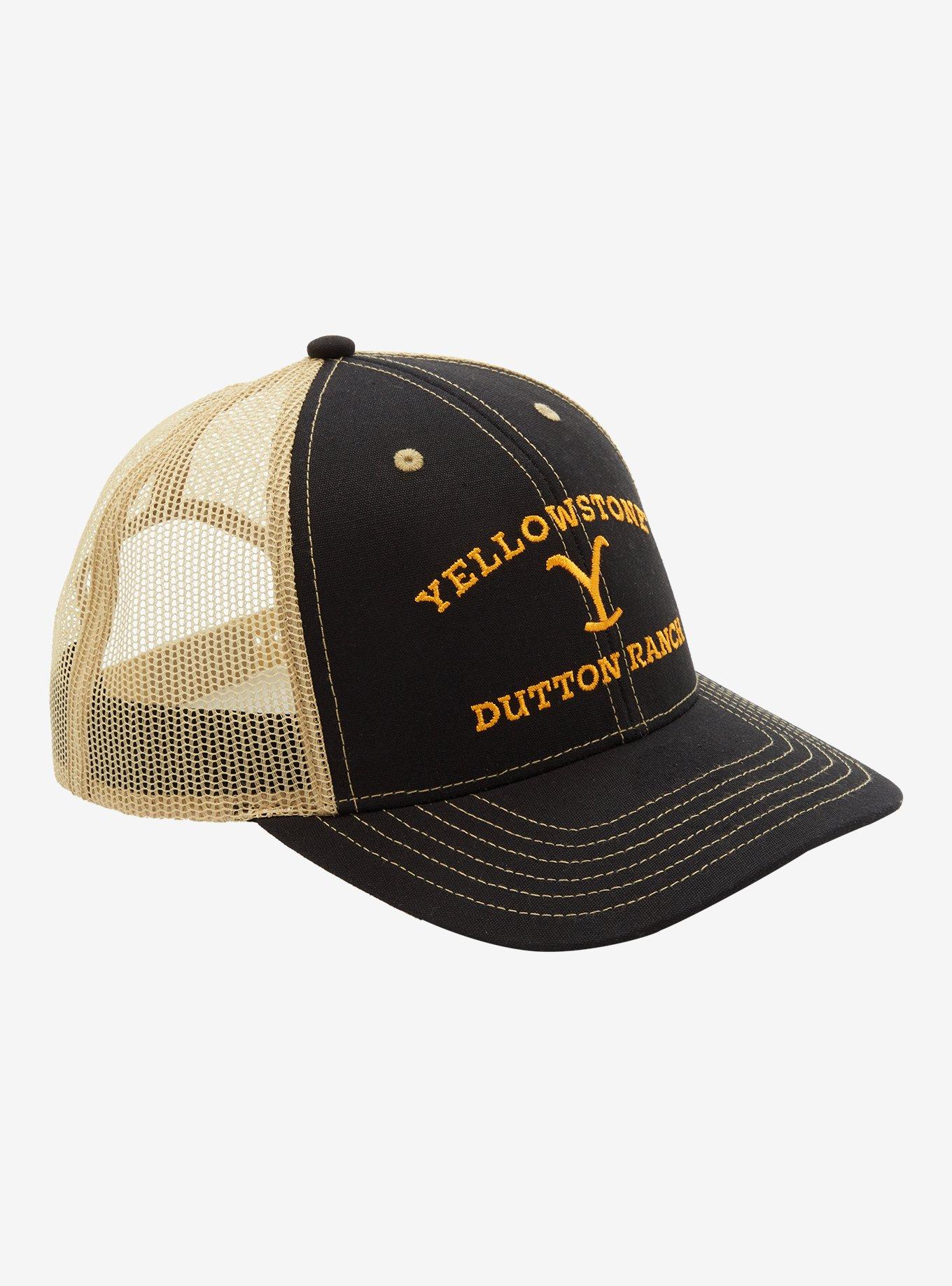 Dutton Embroidered Trucker Hot Ranch Yellowstone Topic Logo Hat |