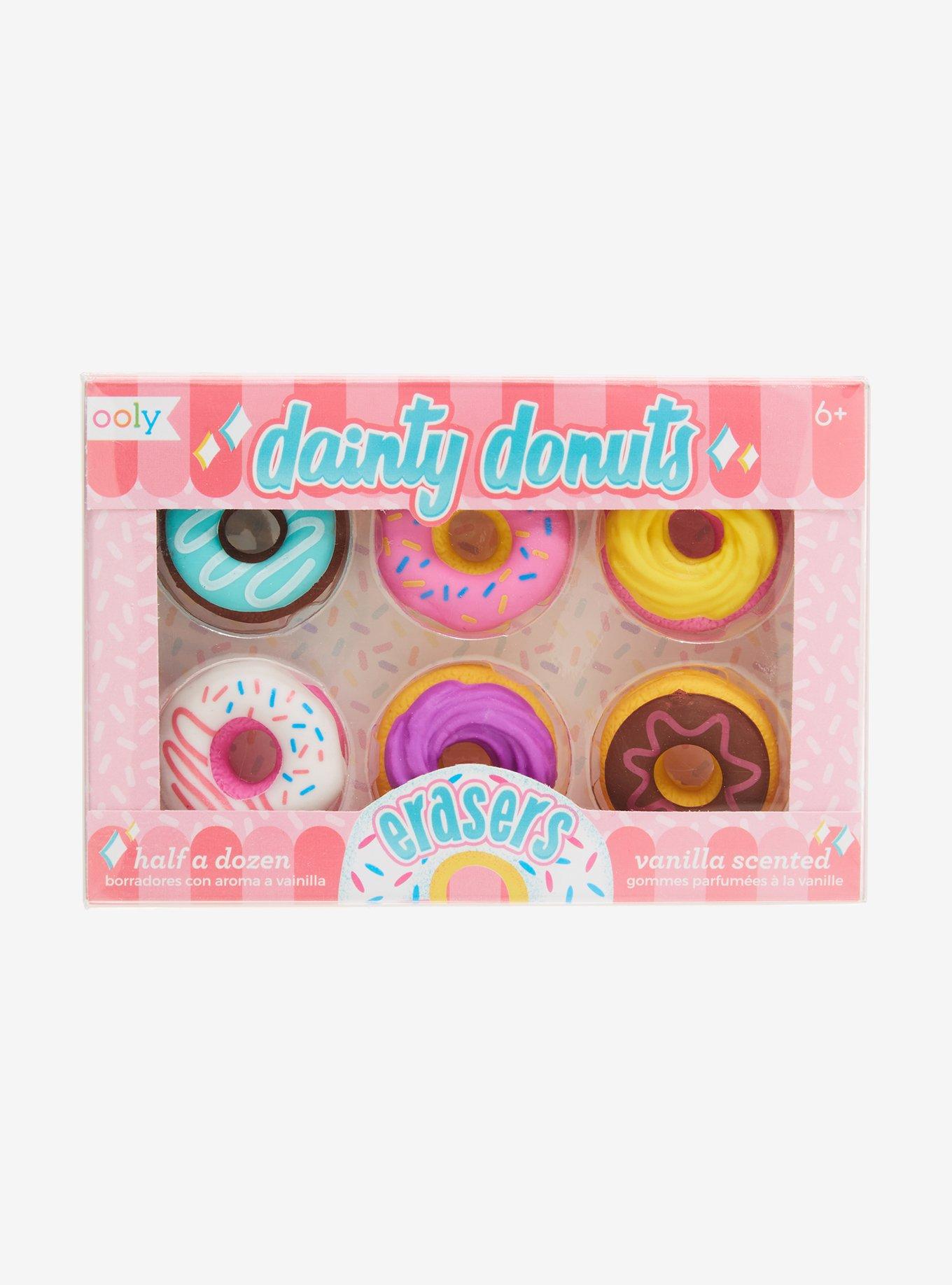 Ooly - Dainty Donuts Scented Erasers - Set of 6