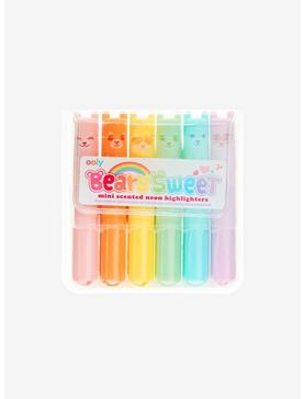 Beary Sweet Mini Scented Neon Highlighter Set, , hi-res