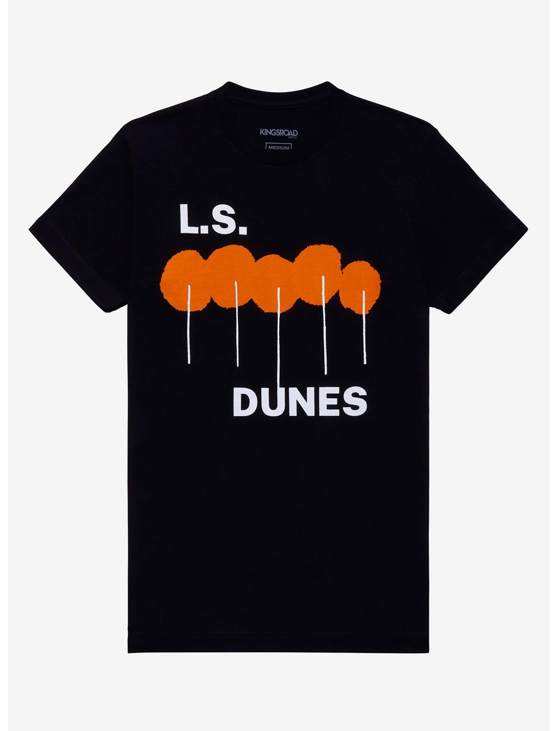 L.S. Dunes Past Lives Boyfriend Fit Girls T-Shirt, BLACK, hi-res