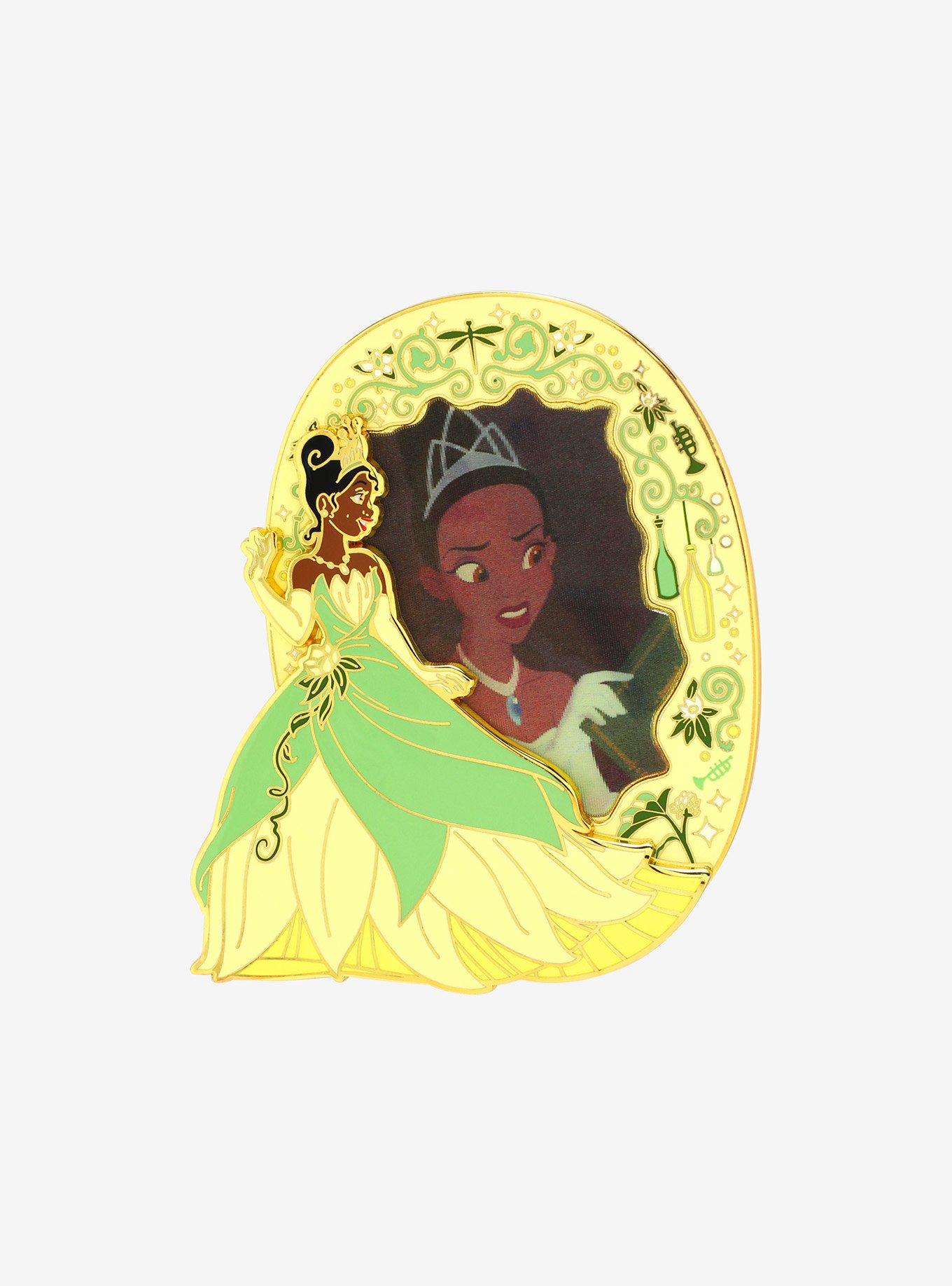 Loungefly Disney The Princess and the Frog Tiana Lenticular Limited Edition Enamel Pin &mdash; BoxLunch Exclusive, , hi-res