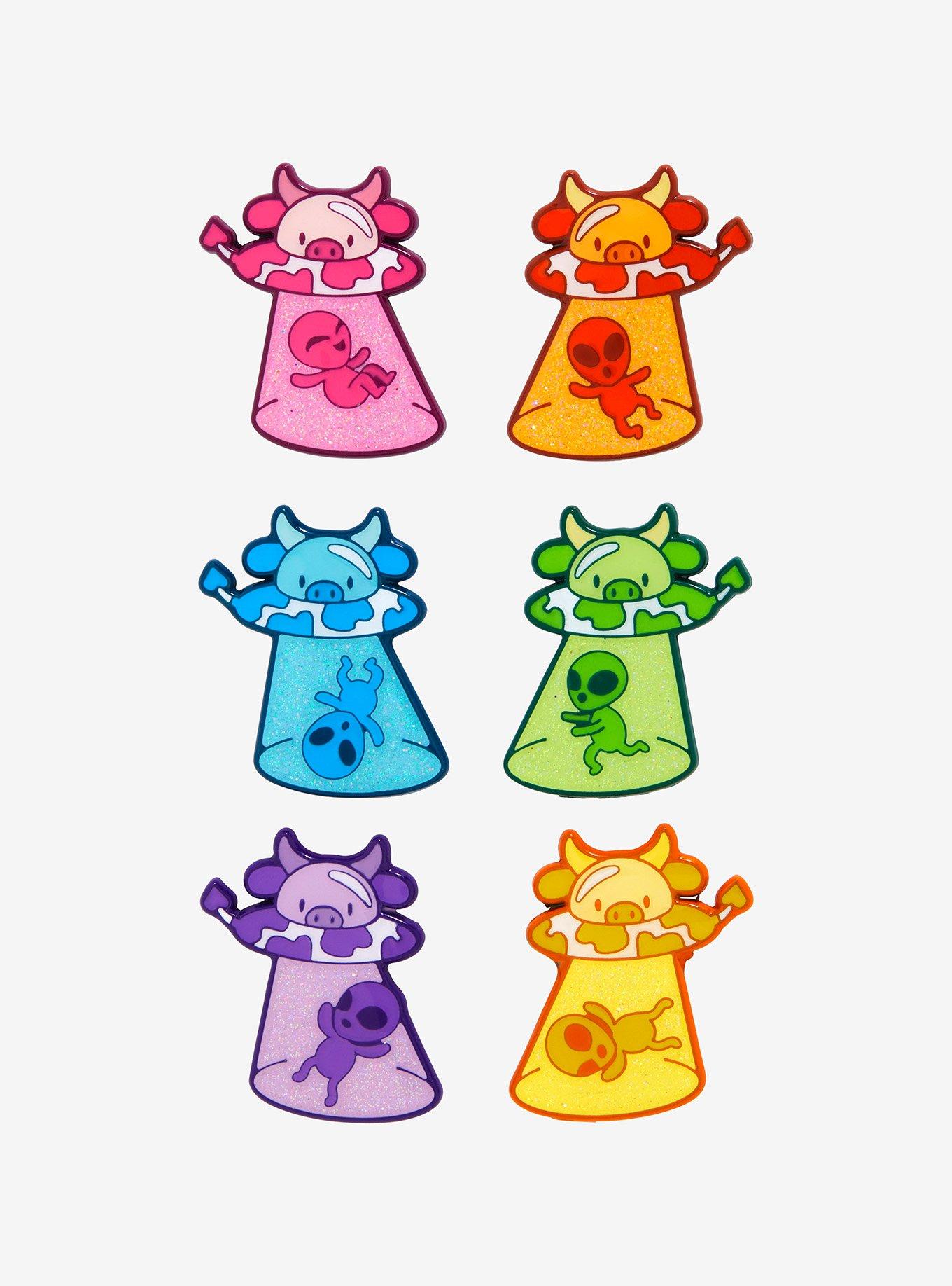 Cow UFO Blind Bag Pin - BoxLunch Exclusive, , hi-res