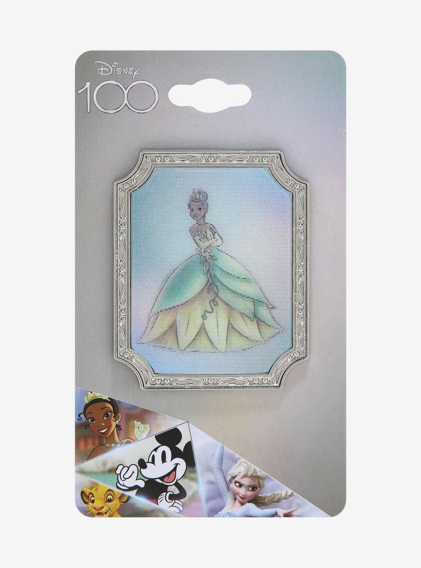 Loungefly Disney100 Princess and the Frog Tiana Sketch Lenticular Pin - BoxLunch Exclusive, , hi-res