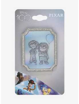 Loungefly Disney100 Up Carl and Ellie Sketch Lenticular Pin - BoxLunch Exclusive, , hi-res