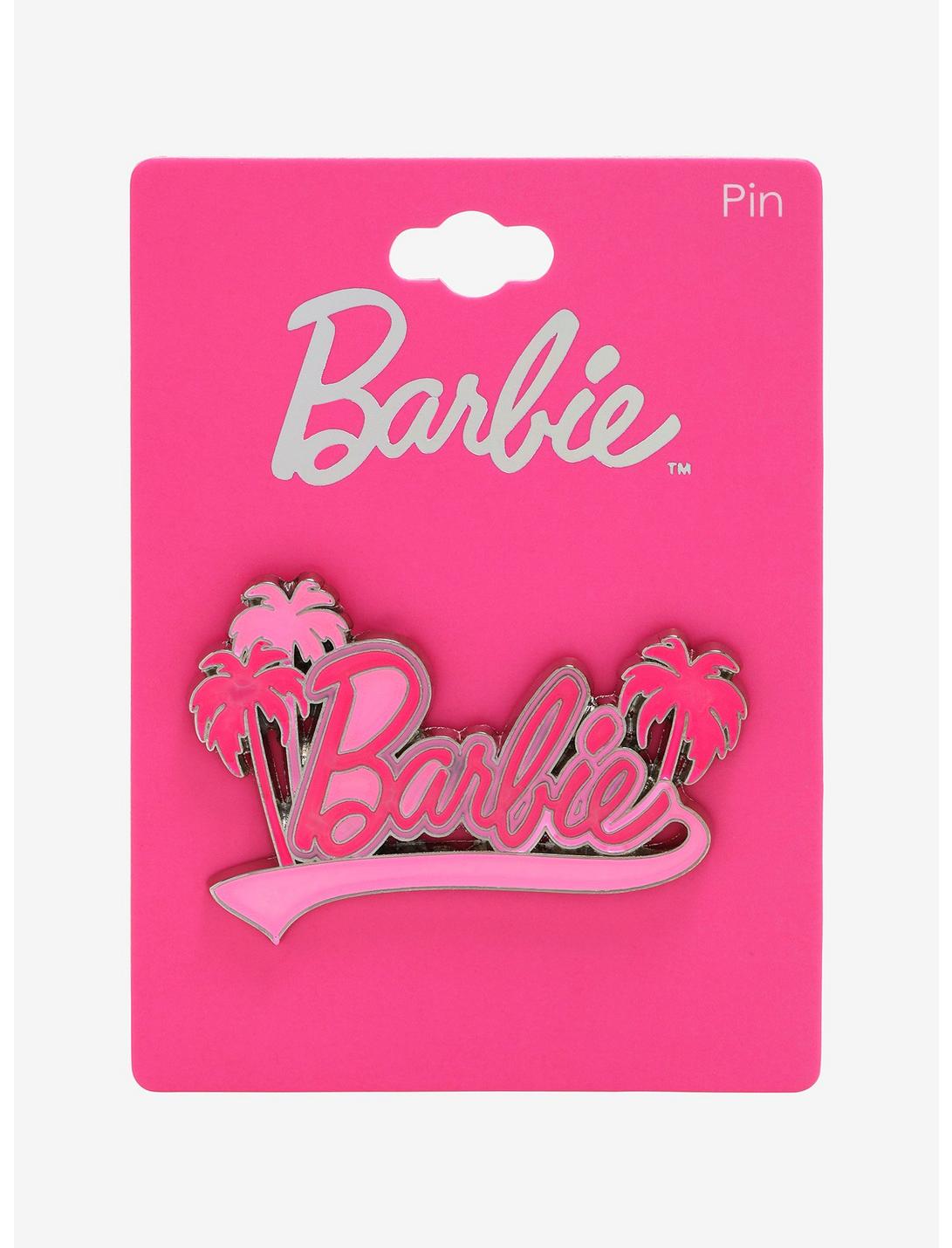 Barbie Palm Tree Logo Enamel Pin - BoxLunch Exclusive, , hi-res