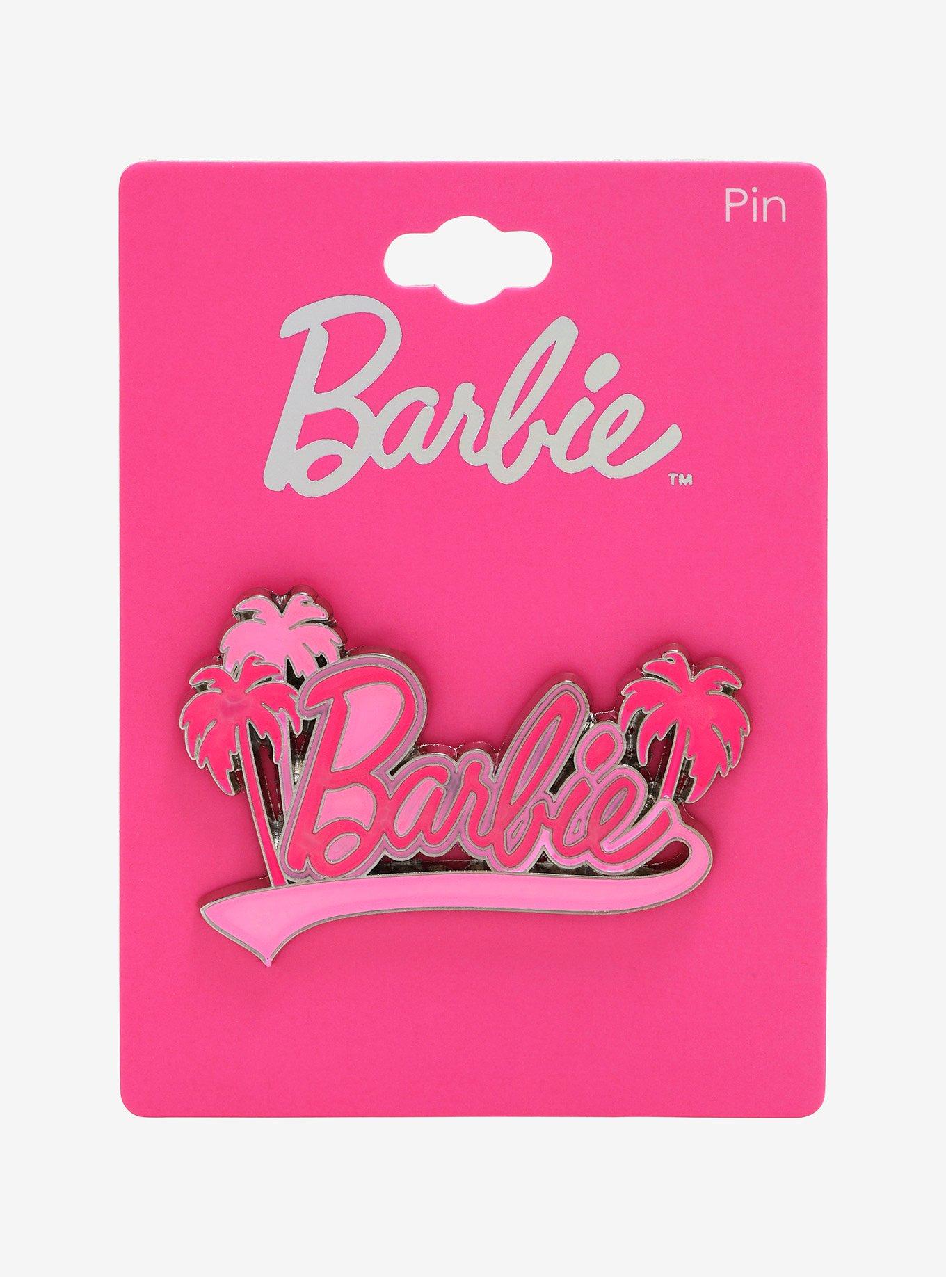 Barbie Palm Tree Logo Enamel Pin - BoxLunch Exclusive, , hi-res