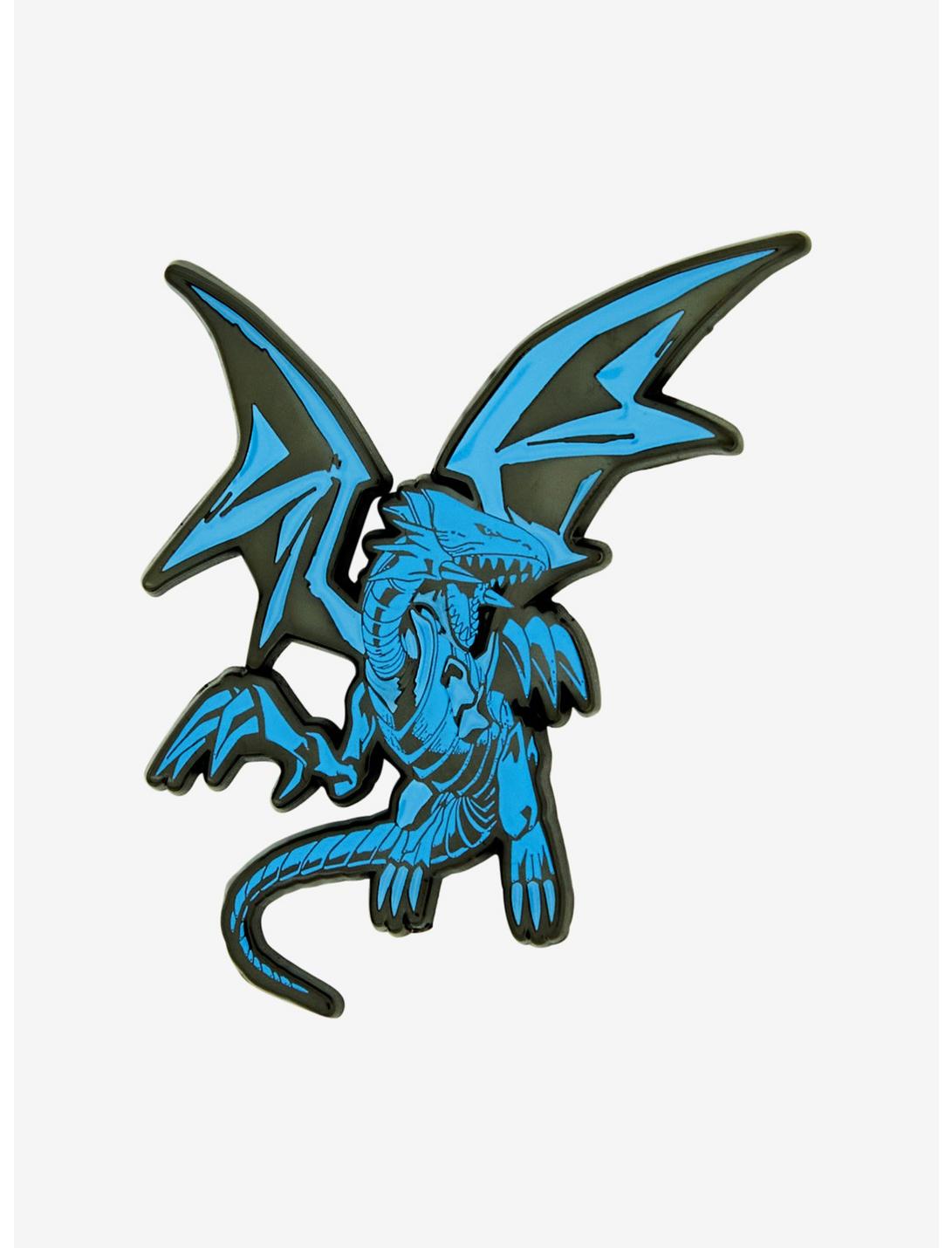 Yu-Gi-Oh! Blue-Eyes White Dragon Enamel Pin - BoxLunch Exclusive, , hi-res