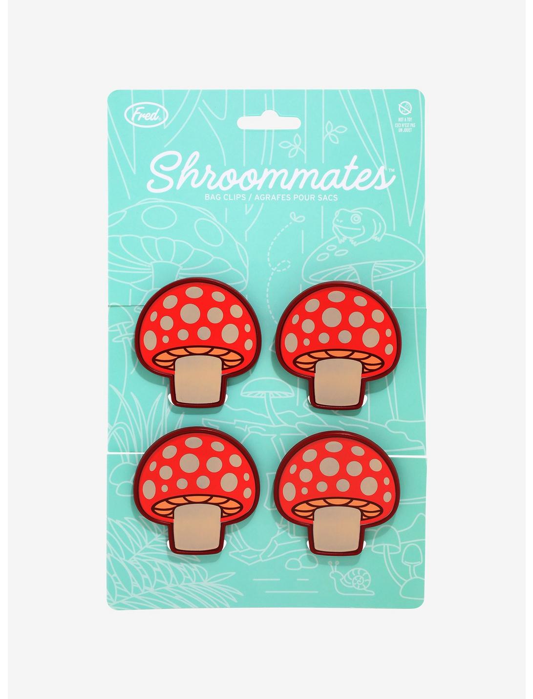 Shroommates Mushroom Spotted Bag Clip Set, , hi-res