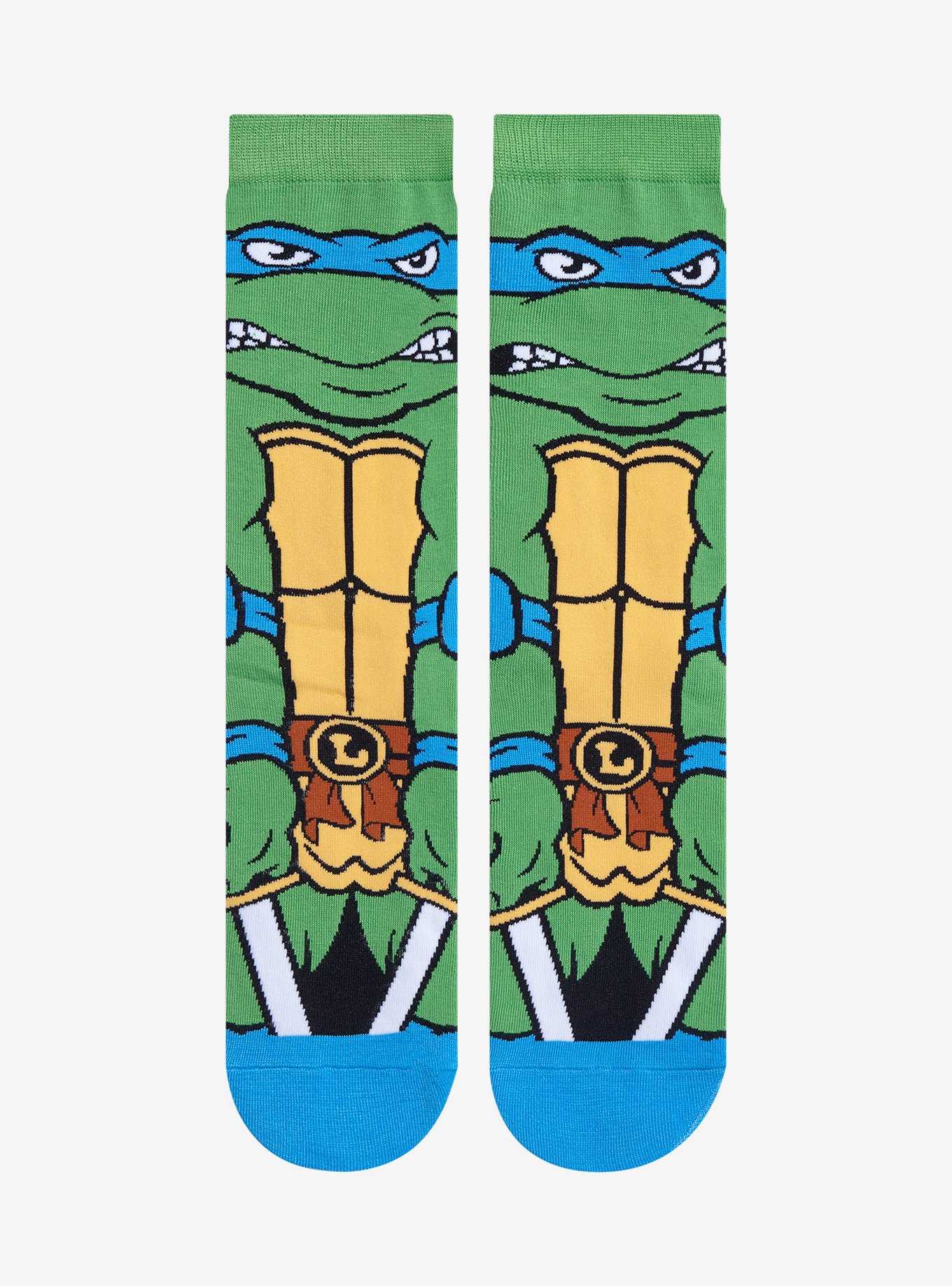 Teenage Mutant Ninja Turtles Leonardo Crew Socks, , hi-res