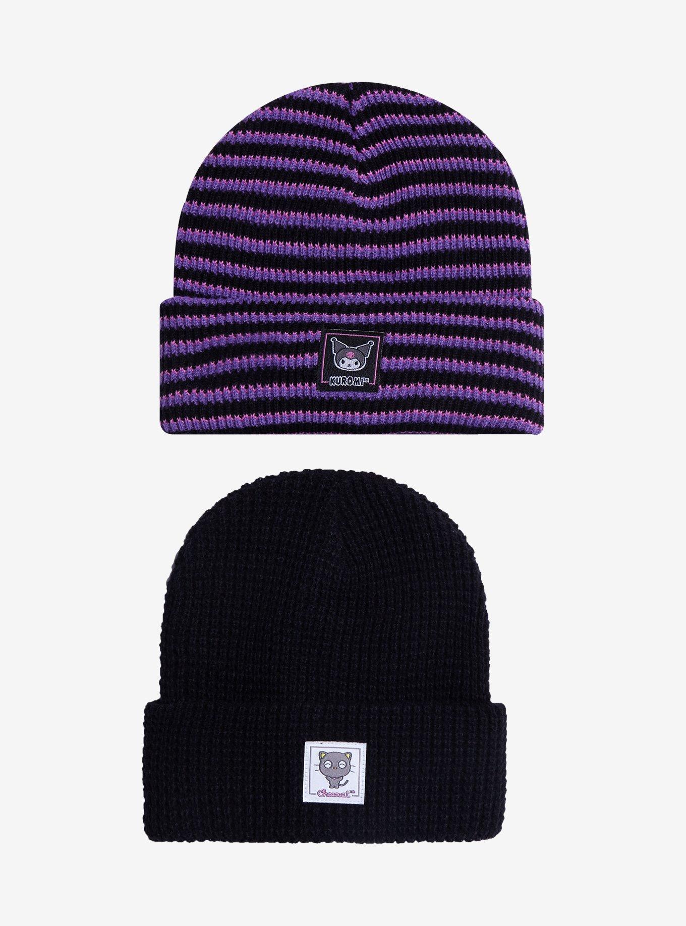 Kuromi & Chococat Beanie Set, , hi-res