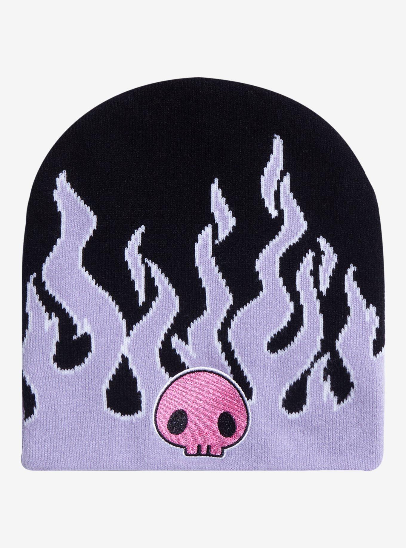 Kuromi Flame Reversible Beanie, , hi-res