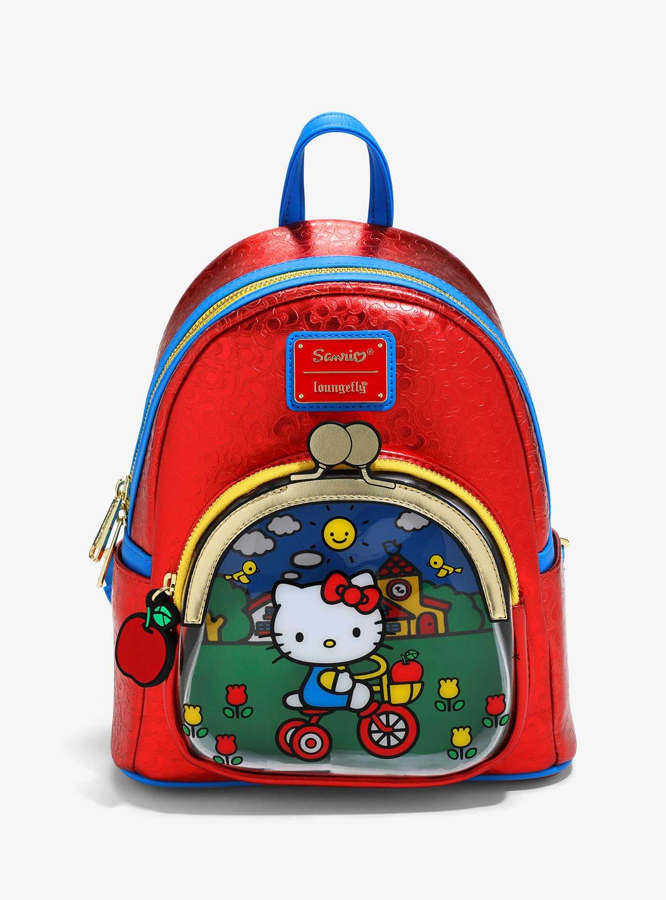Loungefly Sanrio Hello Kitty 50th Anniversary Red Mini Backpack, , hi-res