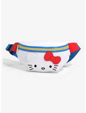 Loungefly Sanrio Hello Kitty 50th Anniversary Face Belt Bag, , hi-res
