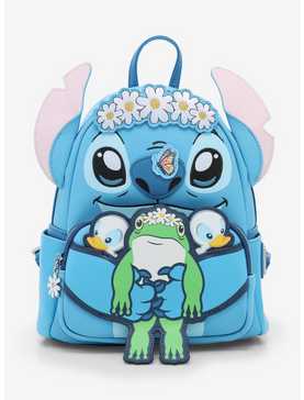 Loungefly Disney Lilo & Stitch Frog Duckling Springtime Mini Backpack, , hi-res