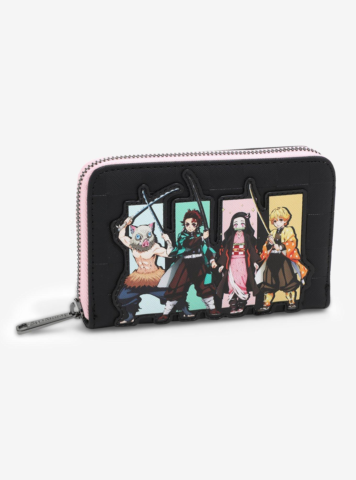 Loungefly Demon Slayer: Kimetsu no Yaiba Character Zip Wallet, , hi-res