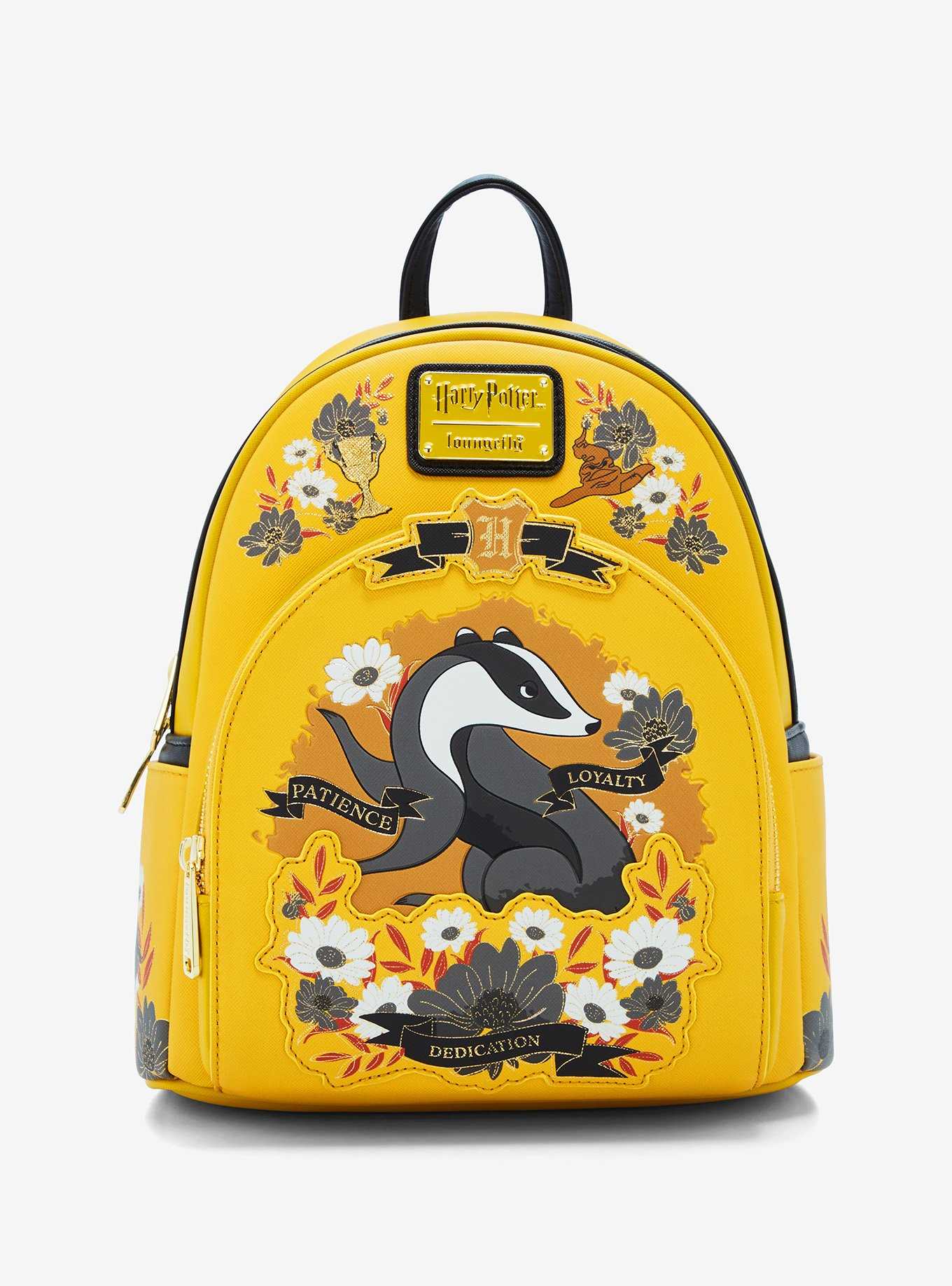 Loungefly Harry Potter Hufflepuff House Mini Backpack - BoxLunch Exclusive, , hi-res