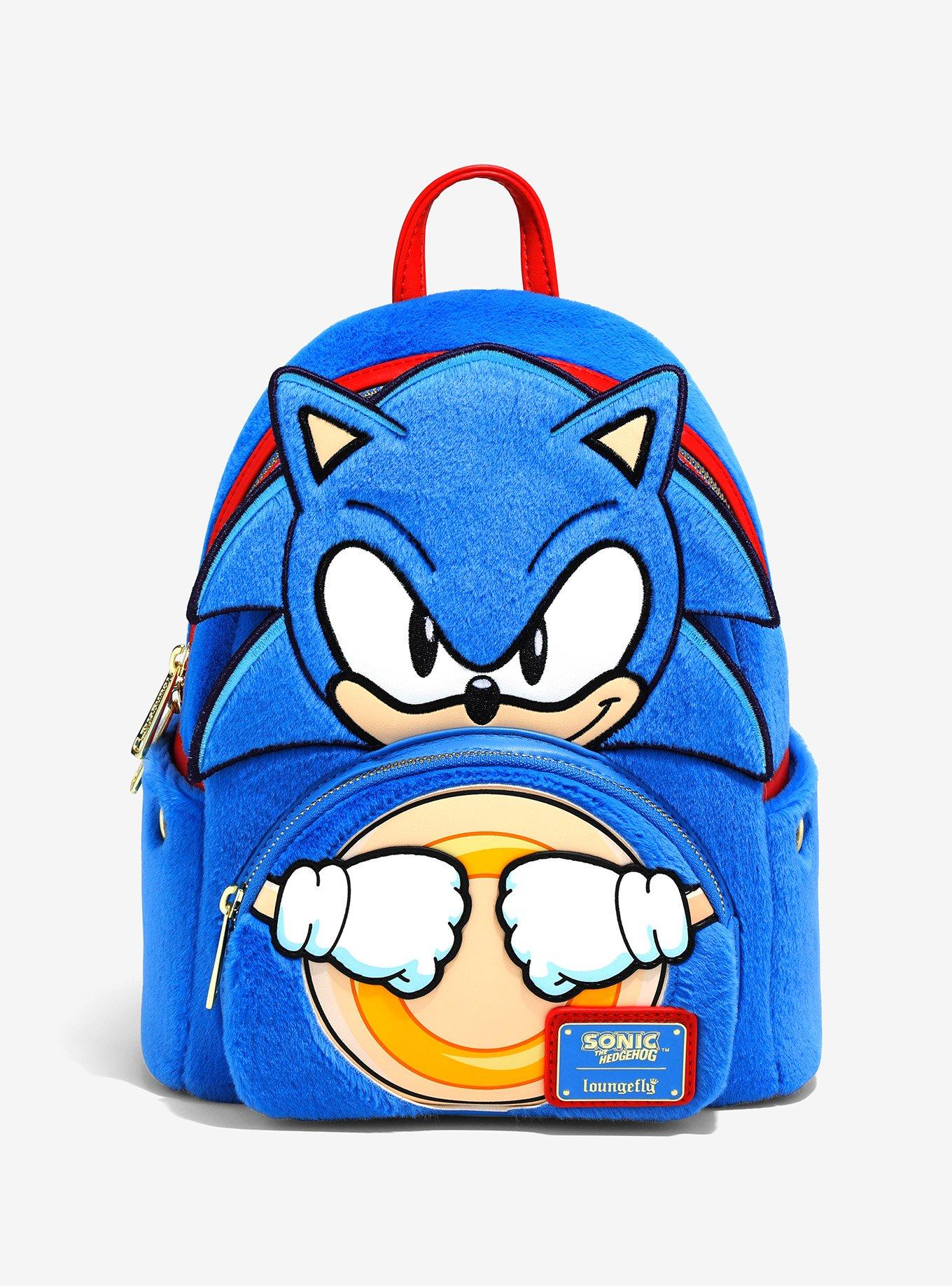 Loungefly Sonic the Hedgehog Figural Blue Backpack BoxLunch