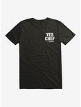 Yes Chef! Corner Graphic T-Shirt, , hi-res