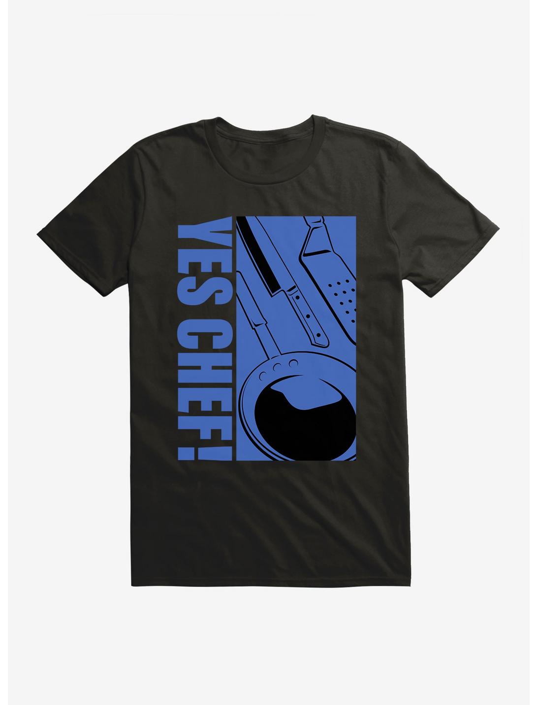 Yes Chef! Kitchenware Blue Graphic T-Shirt, , hi-res