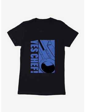 Yes Chef! Kitchenware Blue Graphic Womens T-Shirt, , hi-res