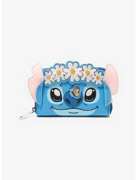 Loungefly Disney Stitch Flower Crown Zipper Wallet, , hi-res