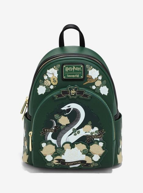 Loungefly Harry Potter Slytherin Floral Mini Backpack Hot Topic