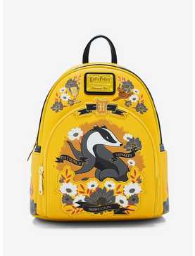 Loungefly Harry Potter Hufflepuff Floral Mini Backpack, , hi-res
