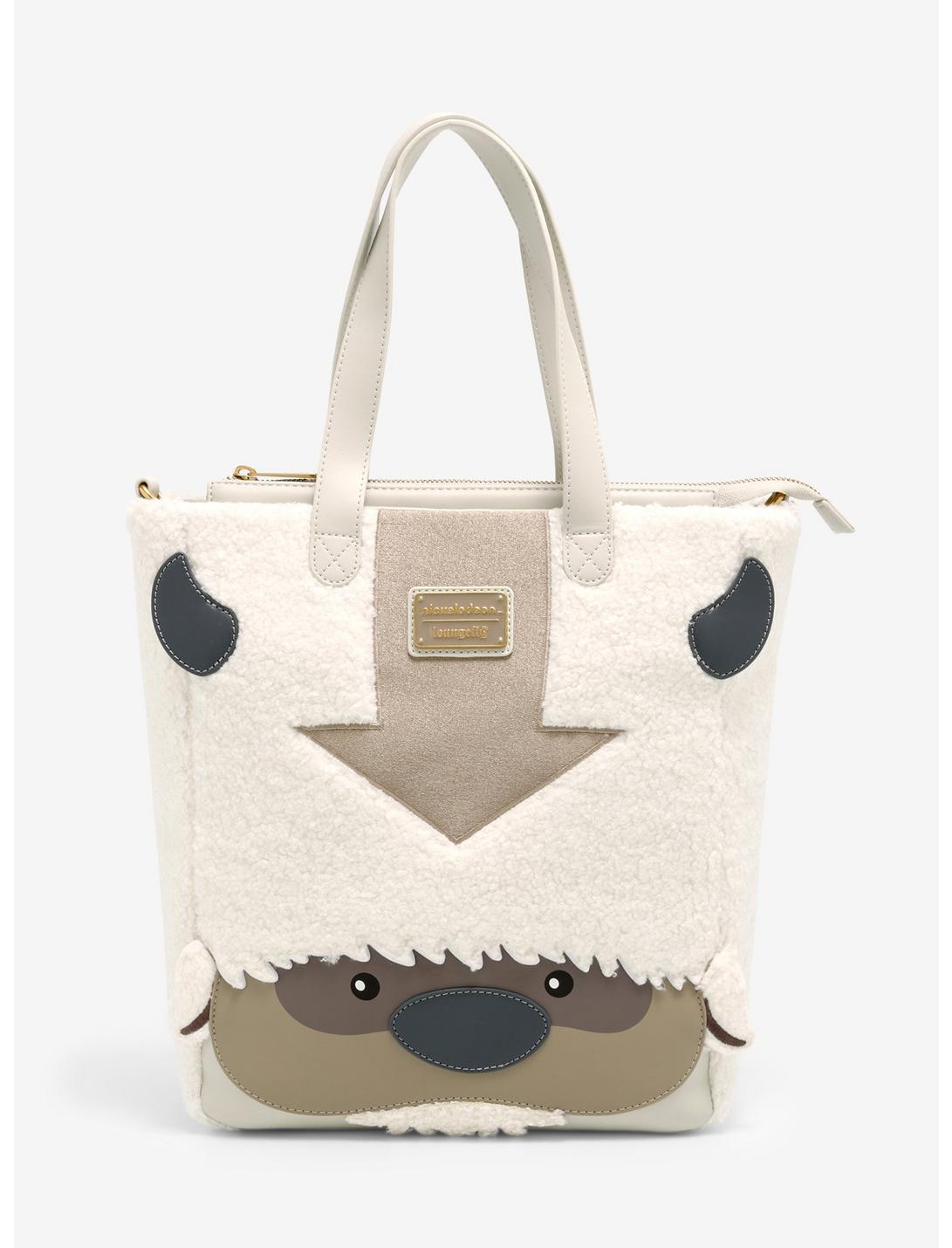 Loungefly Avatar: The Last Airbender Appa Fuzzy Figural Tote Bag Hot Topic Exclusive, , hi-res