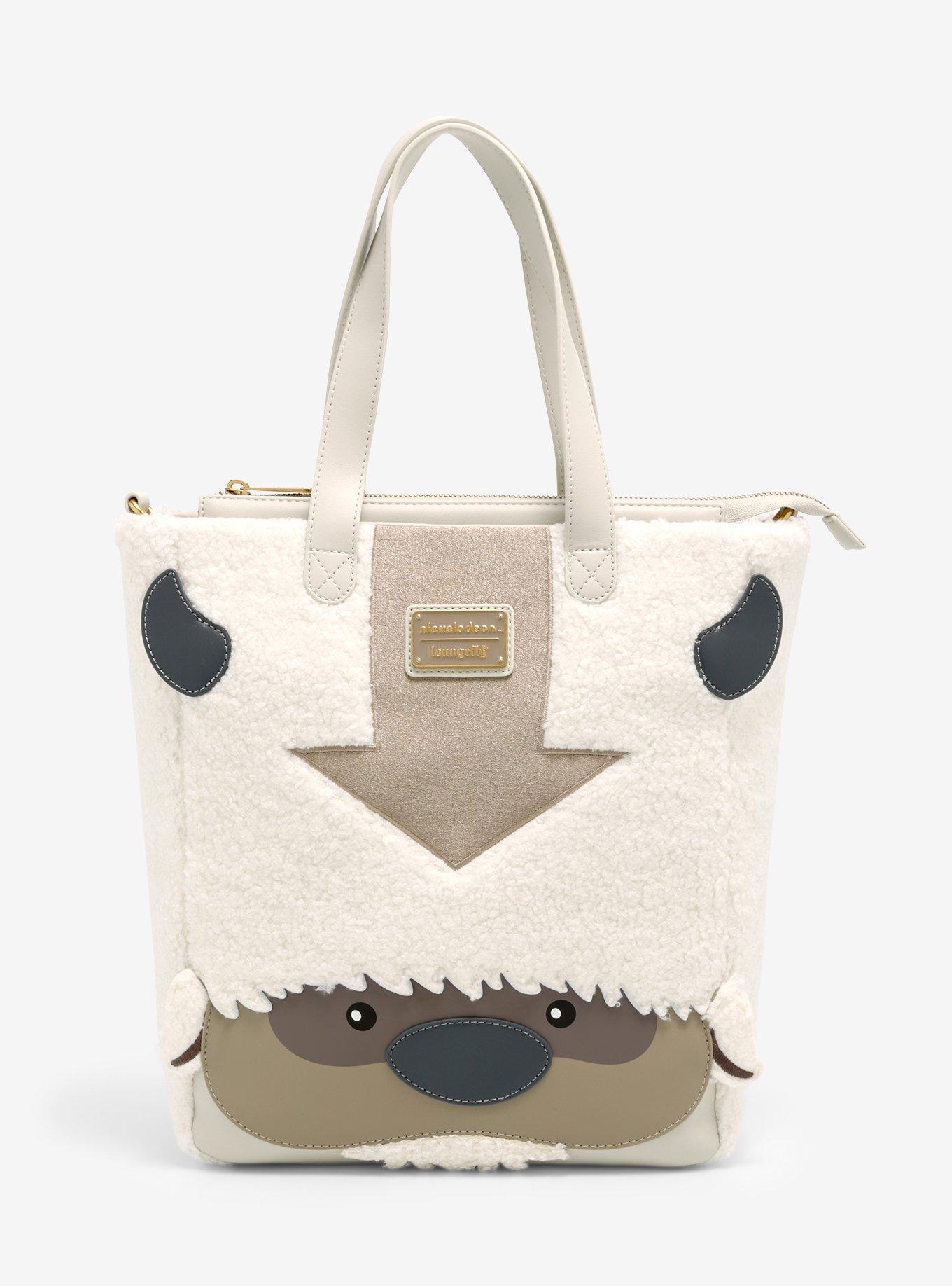 Loungefly Avatar: The Last Airbender Appa Fuzzy Figural Tote Bag Hot ...