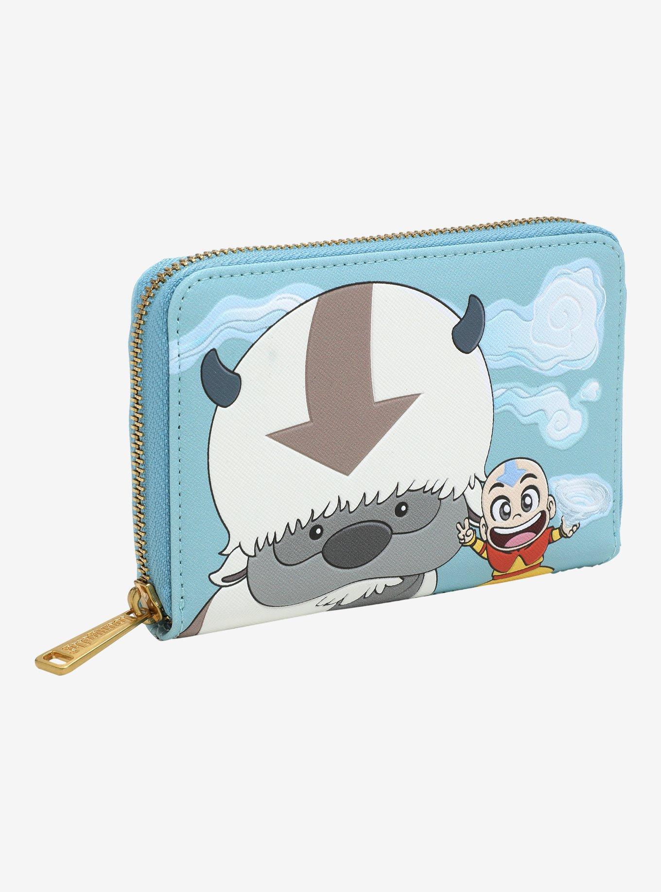 Loungefly Avatar: The Last Airbender Map Appa & Aang Zipper Wallet