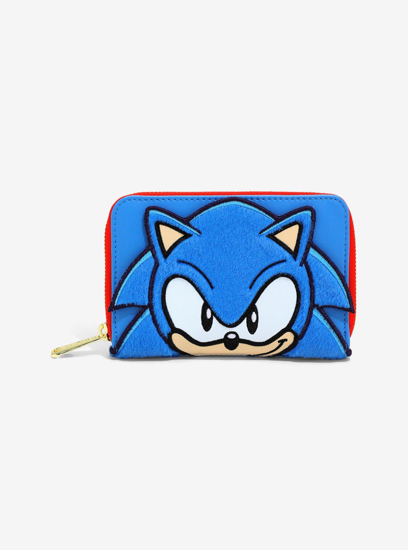 Loungefly Sonic The Hedgehog Figural Zipper Wallet