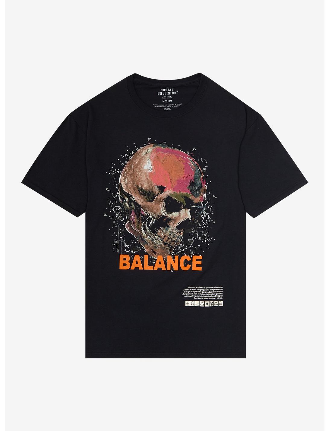Social Collision® Evolution Skull Oversized T-Shirt, MULTI, hi-res