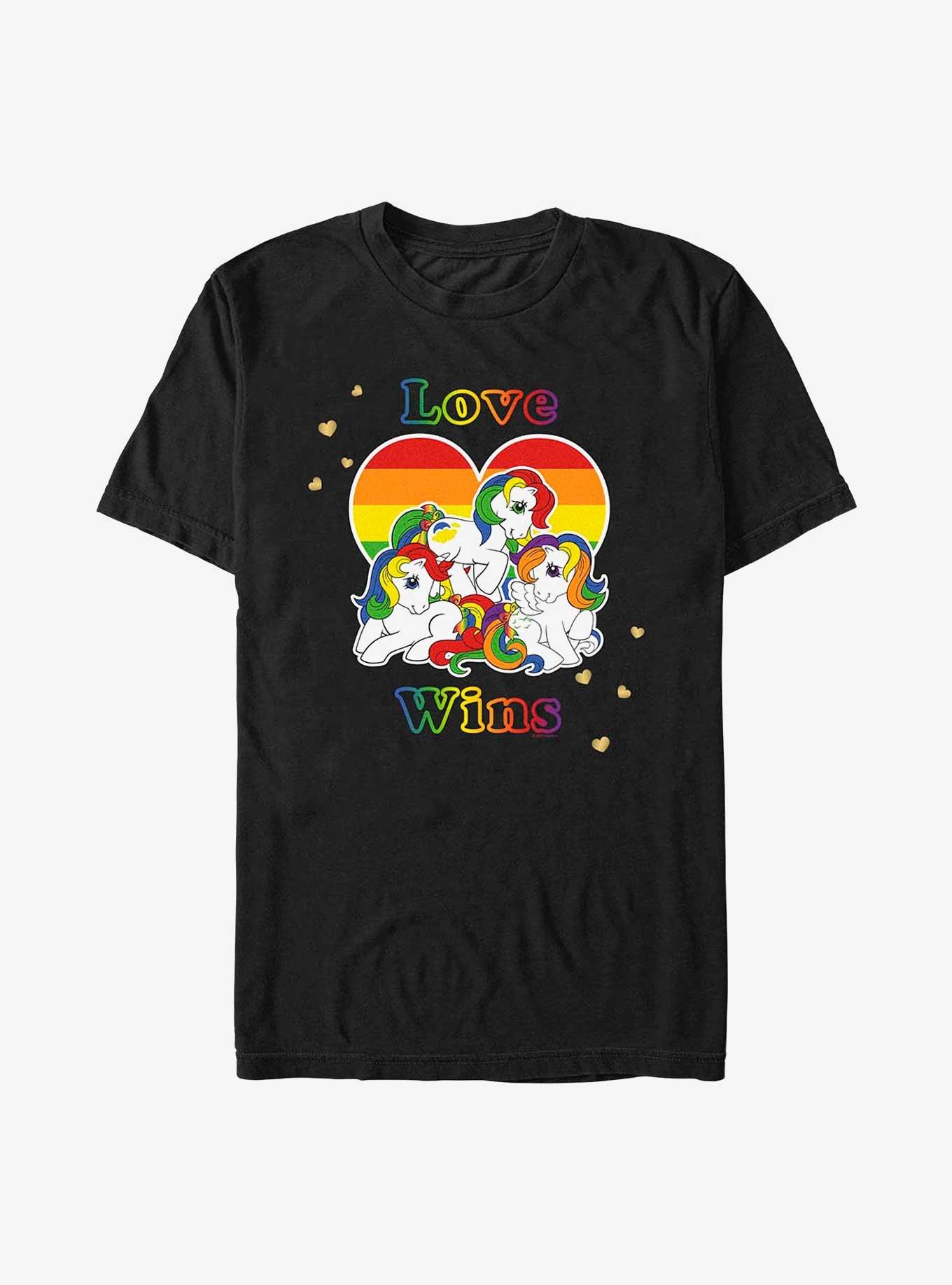 Hasbro My Lil Pony Love Wins Extra Soft T-Shirt, BLACK, hi-res
