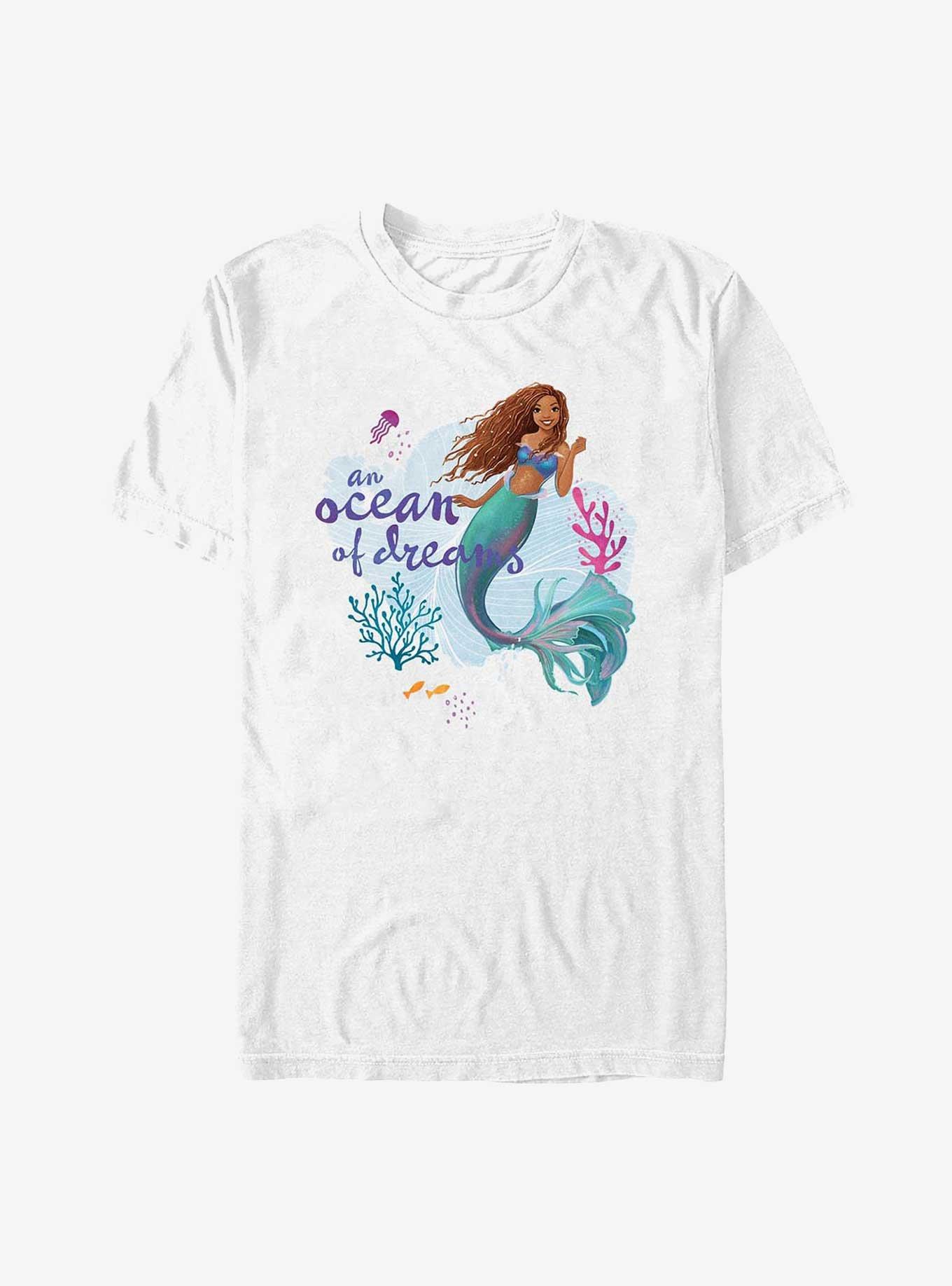 Disney The Little Mermaid Ocean Of Dreams Extra Soft T-Shirt, WHITE, hi-res