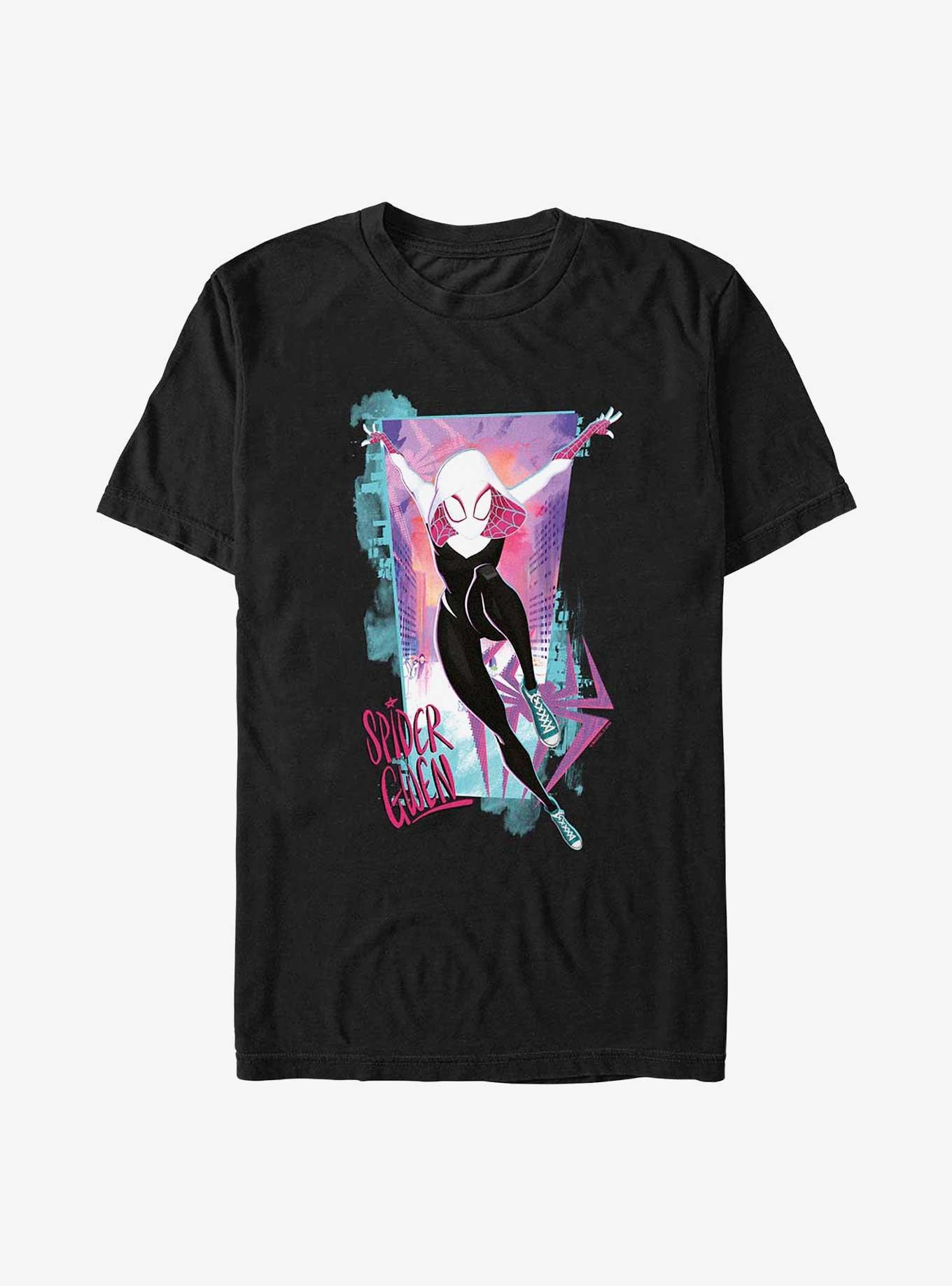 Marvel Spider-Man Spider Gwen Extra Soft T-Shirt, BLACK, hi-res