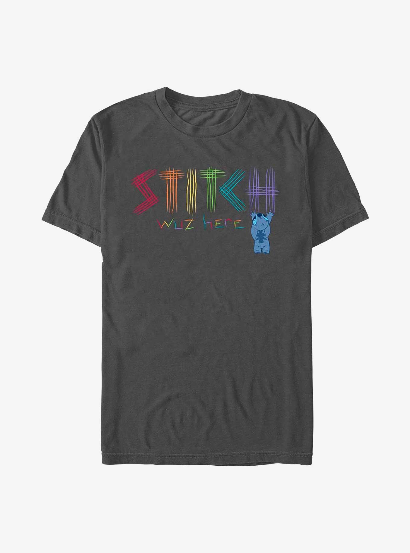 Disney Lilo & Stitch Stitch Was Here Extra Soft T-Shirt, , hi-res