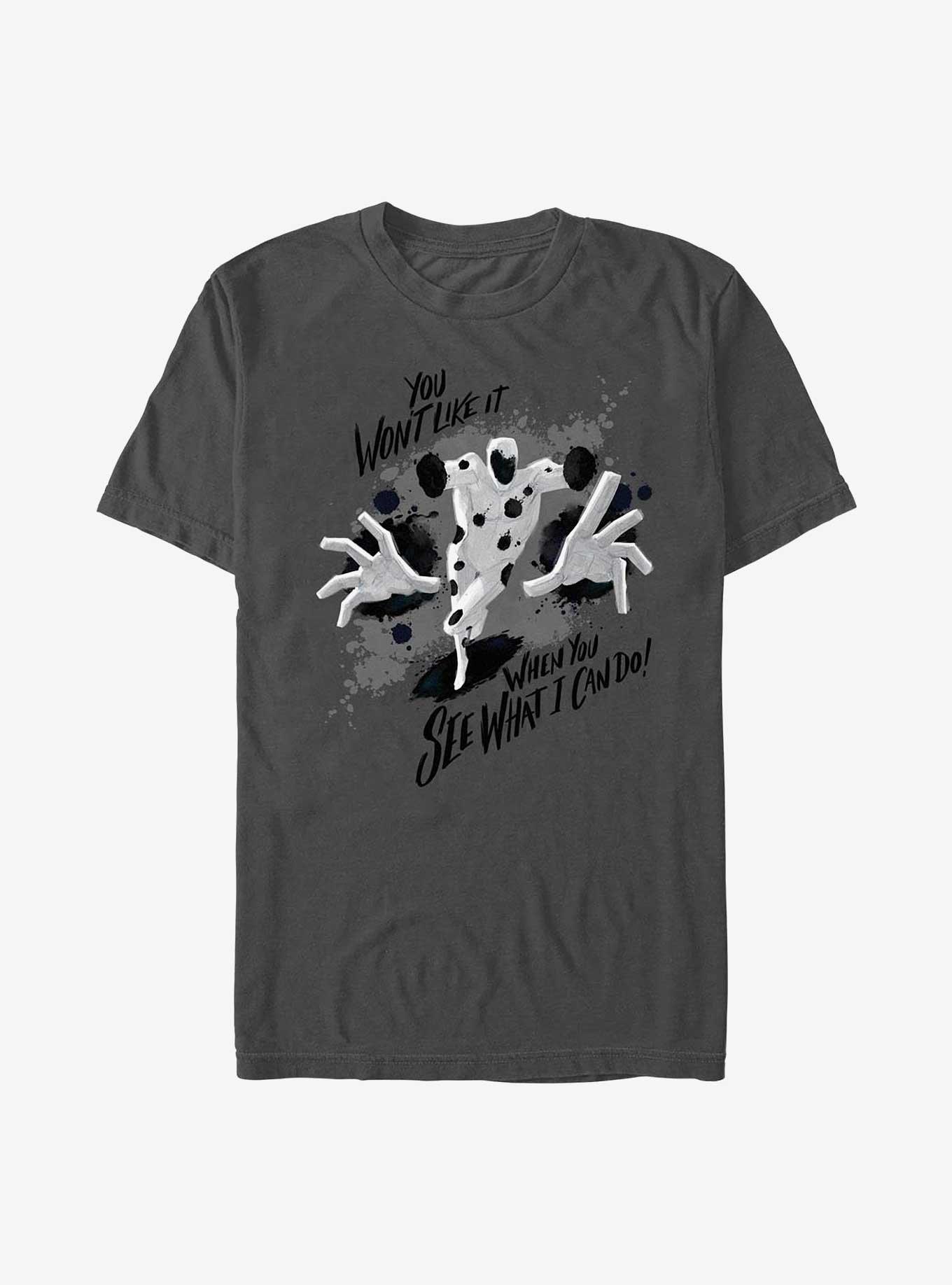 Marvel Spider-Man Spot Hands Evil Extra Soft T-Shirt, CHARCOAL, hi-res