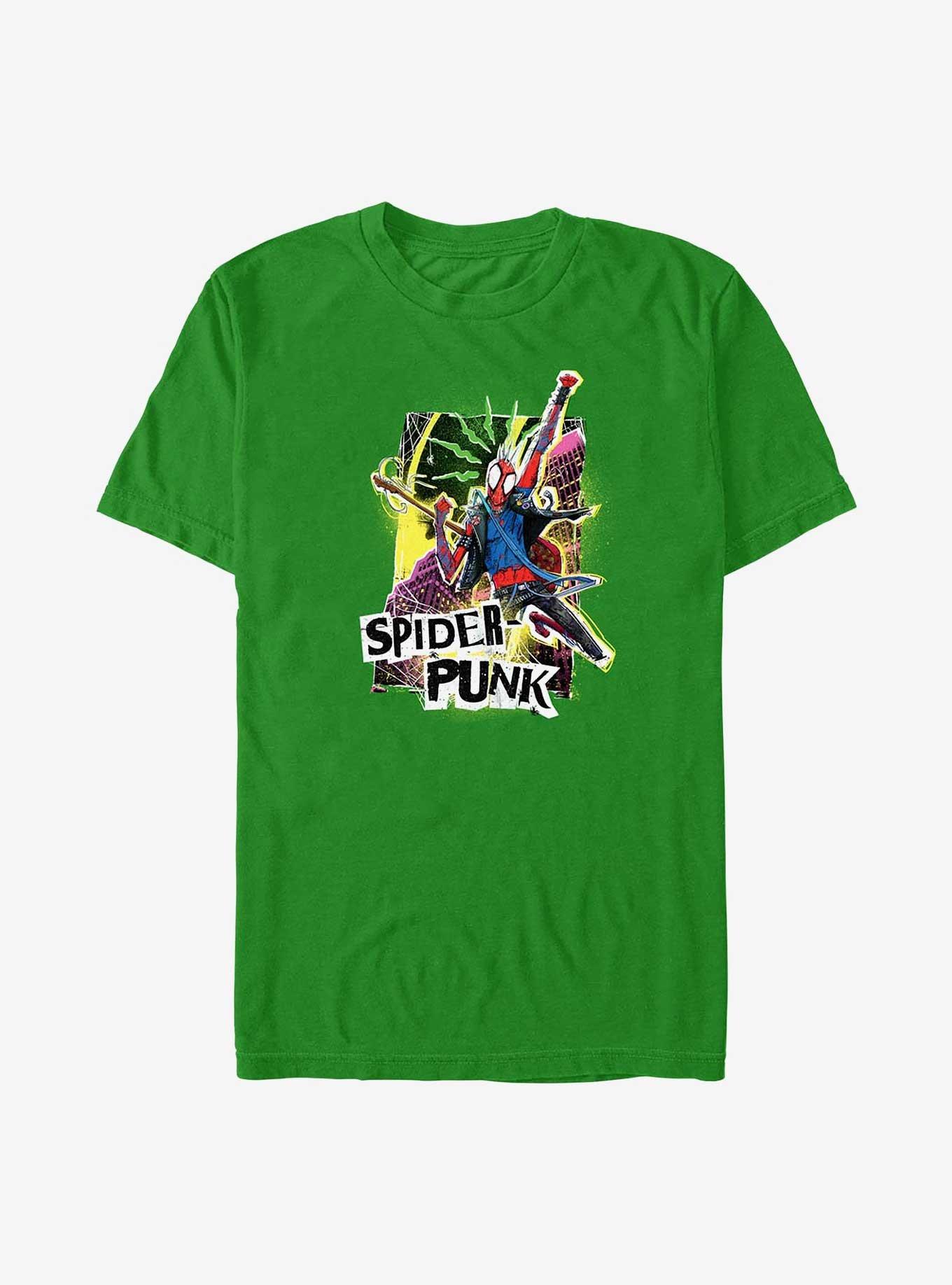 Marvel Spider-Man Punk Yeah Across Spiderverse Extra Soft T-Shirt, KELLY, hi-res