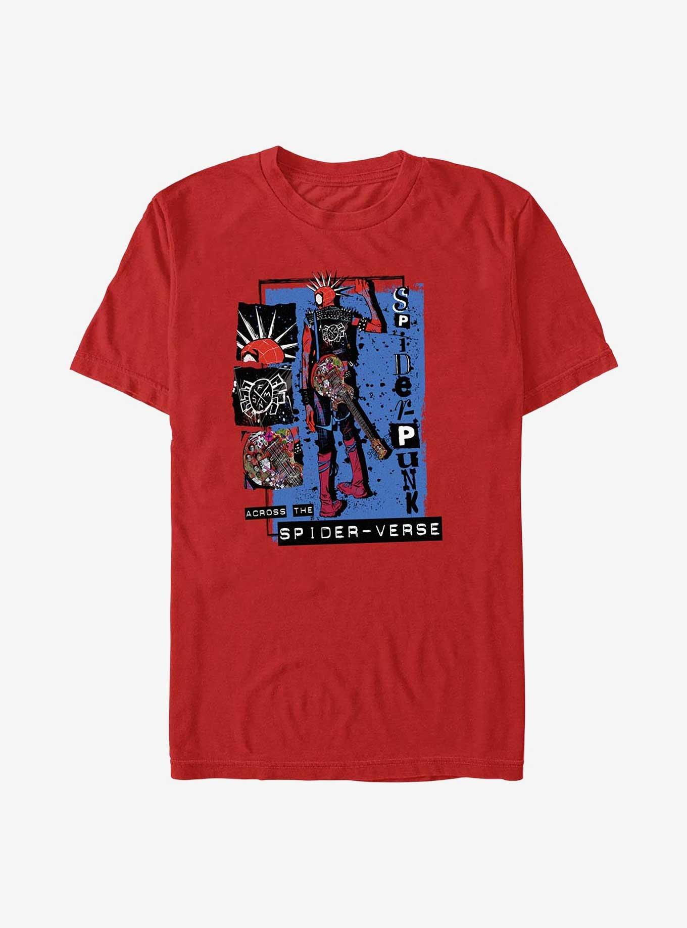 Marvel Spider-Man Punk Power Across Spiderverse Extra Soft T-Shirt, , hi-res